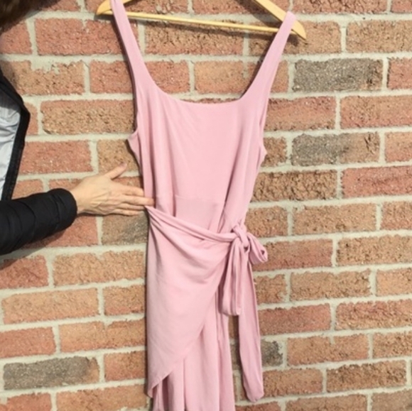 Aritzia Wilfred “Saturn” pastel powder pink mini dress - XL - Picture 4 of 7